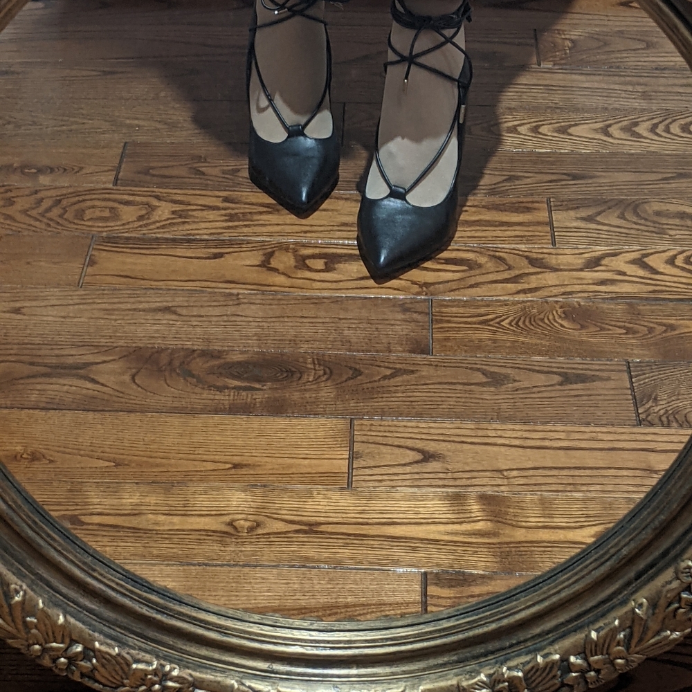 Black Heels Size 7.5